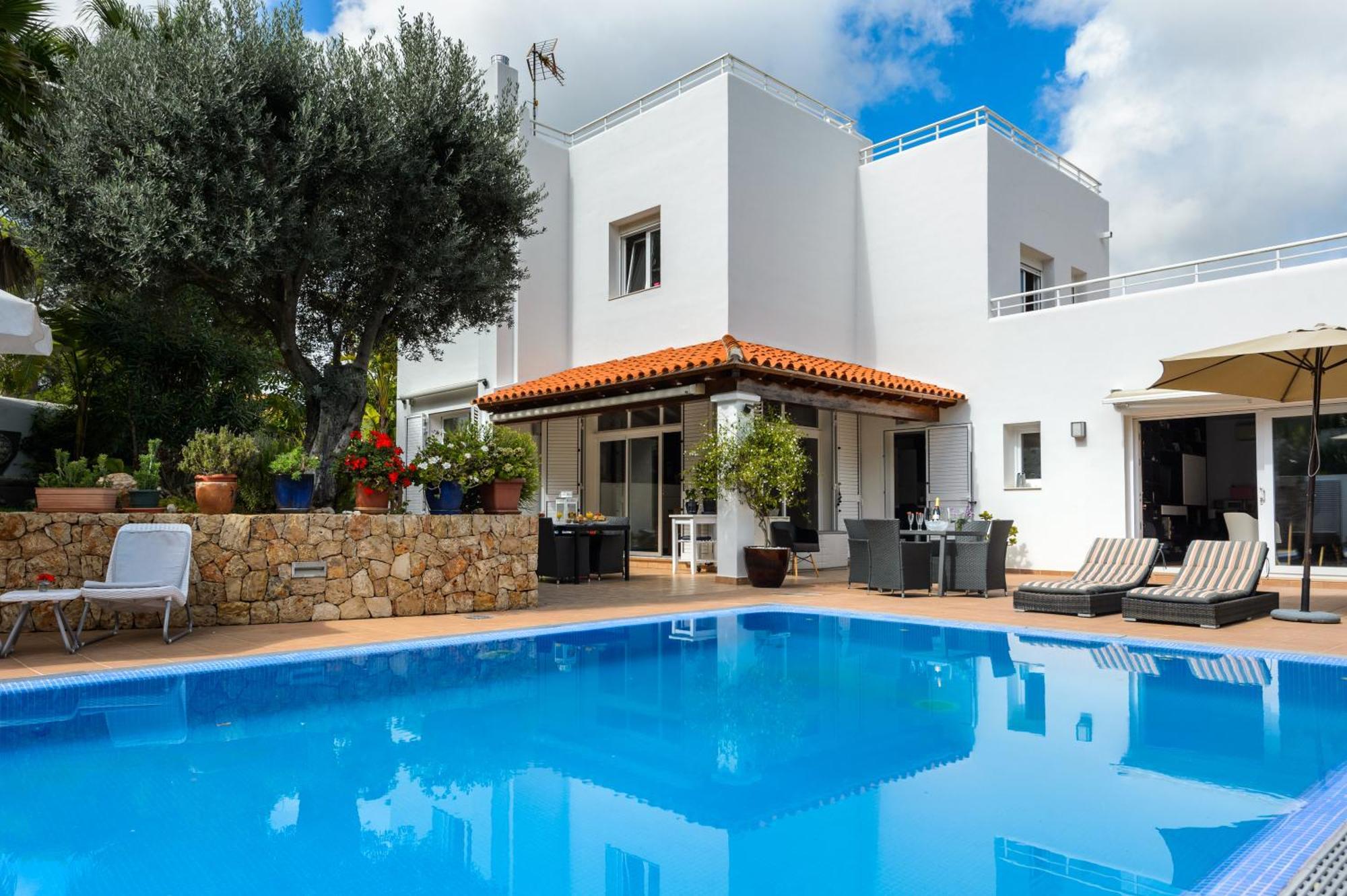 Villa Blanca Santa Eulalia Santa Eularia des Riu Ngoại thất bức ảnh